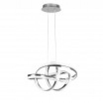 Distribuidor - Lâmpadas Diversas | Lâmpadas Modernas | COLGANTE NUDO 56W 4480LM CROMO REGX48X40 CM 4000K Ref: 141590620